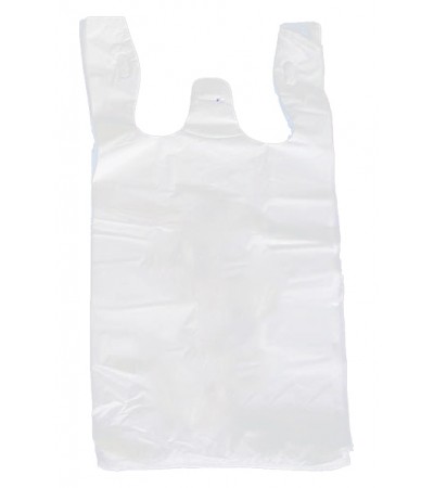 HDPE Singlet Bag Translucent 11" + 6" x 18" (Food Grade)